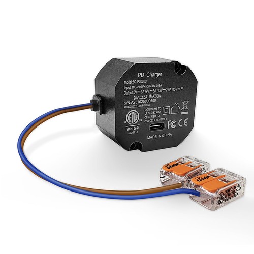 Alimentazione usb tipo 30 - tipo,